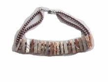 Mother of Pearl Mosaic Necklace