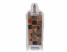 Square shape Horn Mosaic and Aluminium Lamp