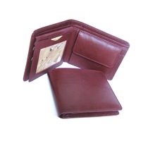 Genuine leather slim wallets