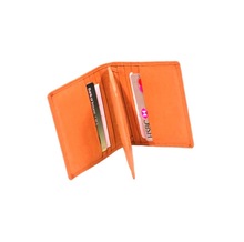 ADORA Leather Credit Card Holder, Color : Orange
