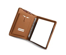Office stationery use leather folder, Size : Standard Size