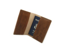 ADORA Passport Holder, for Promotion Gift, Color : Brown