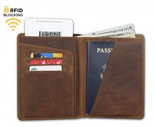 RFID Blocking Passport Holder Travel Wallet