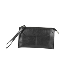 Women Large PU Leather Zipper Clutch Wallet