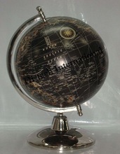 Designer Metal Globes,