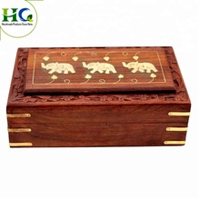 Artisan Craft Wooden box, Feature : Eco-Friendly reusable