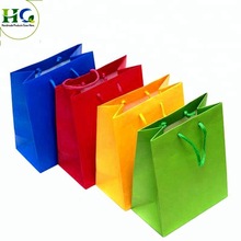 Black Paper Shopping Bag With Handles