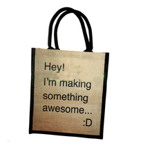 HANSH CRAFT'S Hemp bag hessian bag, Style : Handled