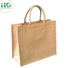 HANSH CRAFT'S Jute Hessian Bag, Style : Handled