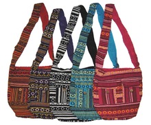 Cotton Fabric shoulder sling bag, Size : can be customize