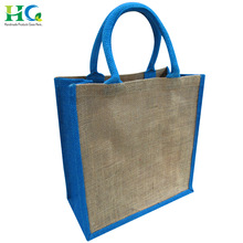 Silkscreen Printing Grocery Tote Jute Bags