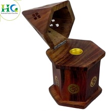 Wooden Incense Pyramid Cone burner, Feature : Easy To Clean, High Efficiency Cooking, Light Weight