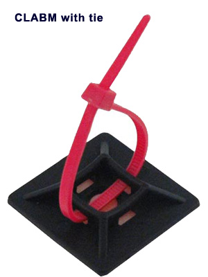 Cable tie base