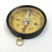 Gold Dial Black compass