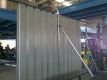 Fencing steel corrugated sheets