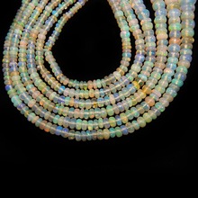 Bindal-Gems Plain Rondelle Beads, Color : Multi Fire