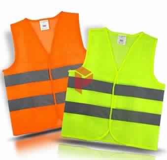 Safety Jacket with 2 Reflective Straps