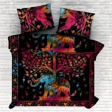 Elephant Tree Of Life Quilt Duvet Set