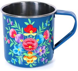 hand oil painted coffee mug cup