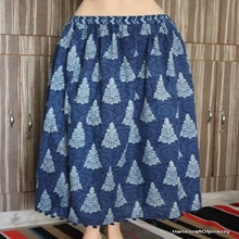 Handicraftofpinkcity 100% Cotton Women long skirt, Technics : Printed