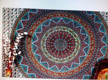 Printed Mandala Tapestry, Size : 215x240 CMS
