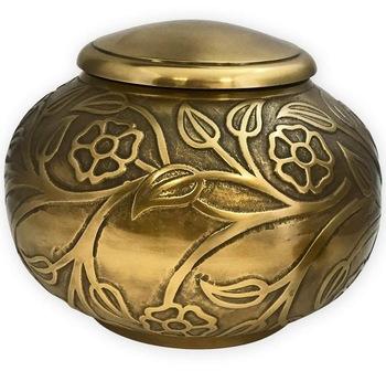 Brass Adult Funeral Urn/Brass Cremation Urn