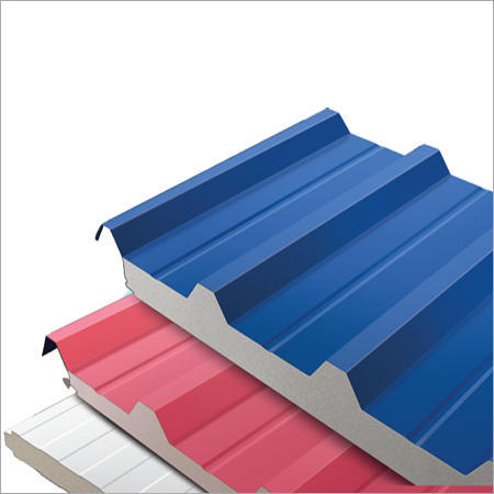 Rectangular Polished FRP PUF Sandwich Panel, for Roofing, Feature : Durable, Fine Finish, Tamper Proof