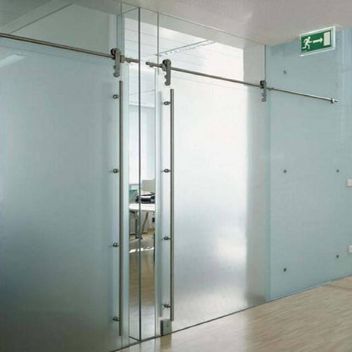 Alchemist Associates Frameless Toughened Glass Doors, Open Style : Hinged