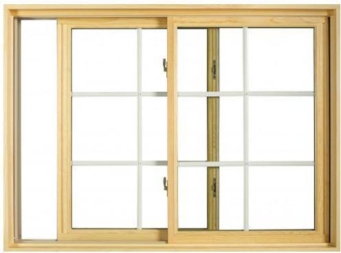 Alchemist Associates Wooden Glass Sliding Window, Opening Pattern : Horizontal