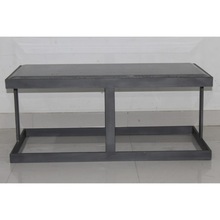 Metal Grey Marble Coffee Table