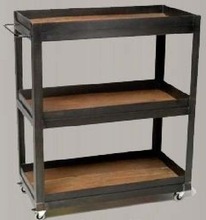 Industrial Bar Cart