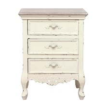 Ivory Finish Bed Side Table