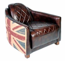 Leather Sofa chair, Color : Brown