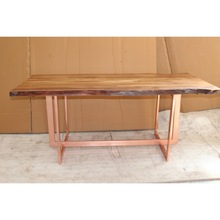 Wooden Live Edge Dining Table