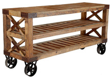 metal wheel cart