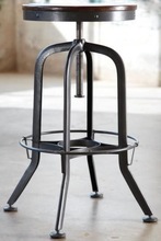 retro industrial stool