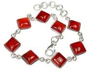 Carnelian 925 Silver Bracelet, Gender : Women's