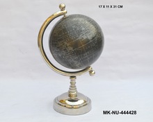 Aluminum Revolving Globe On Stand