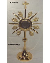 MKI Brass Gold Finish Monstrance