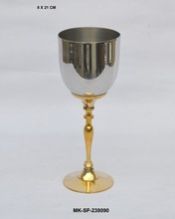 Brass Silver Plated Drinking Glass