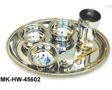 Traditional Brass Bhojan Thaal