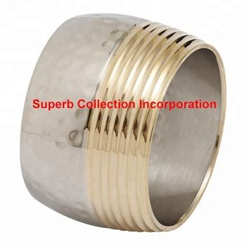 SCI Metal Brass Triple Ring Napkin Ring, Feature : Eco-Friendly, Stocked