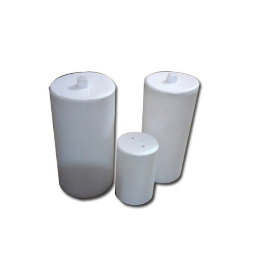 Plastic PP Capacitor Can, Color : White