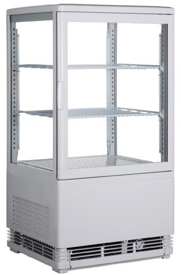 COLD SHOW CASE CURVED GLASS DOOR 61 ltr