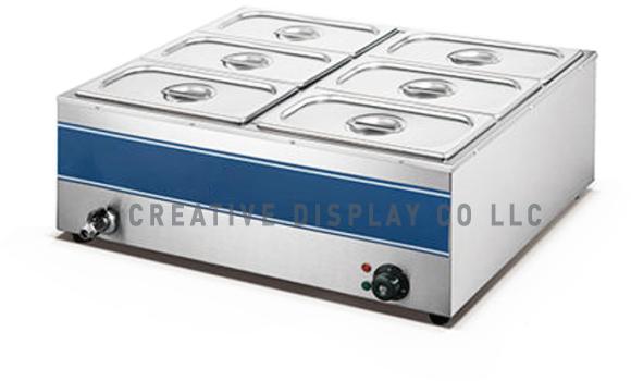 Heads Electric Bain Marie 6 Pan