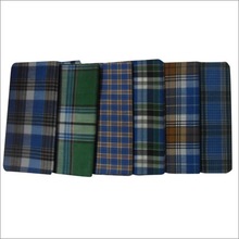 Yarn Dyed 100% Cotton Checked Fabric, Width : 47/48