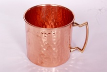 Hammered Copper Mug