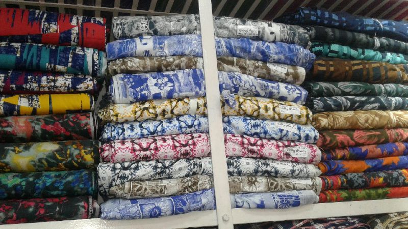 Pure Rayon reyon printed fabric, for Making Garments, Technics : Attractive Pattern