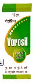 Vorosil Mouth Ulcer Gel, for Clinical, Feature : Effectiveness