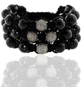 Onyx Fixed And Flexible Bracelet